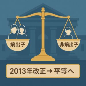 【2025年版】非嫡出子の相続分を司法書士がわかりやすく解説｜判例・改正の流れ早見・相続登記義務も対応