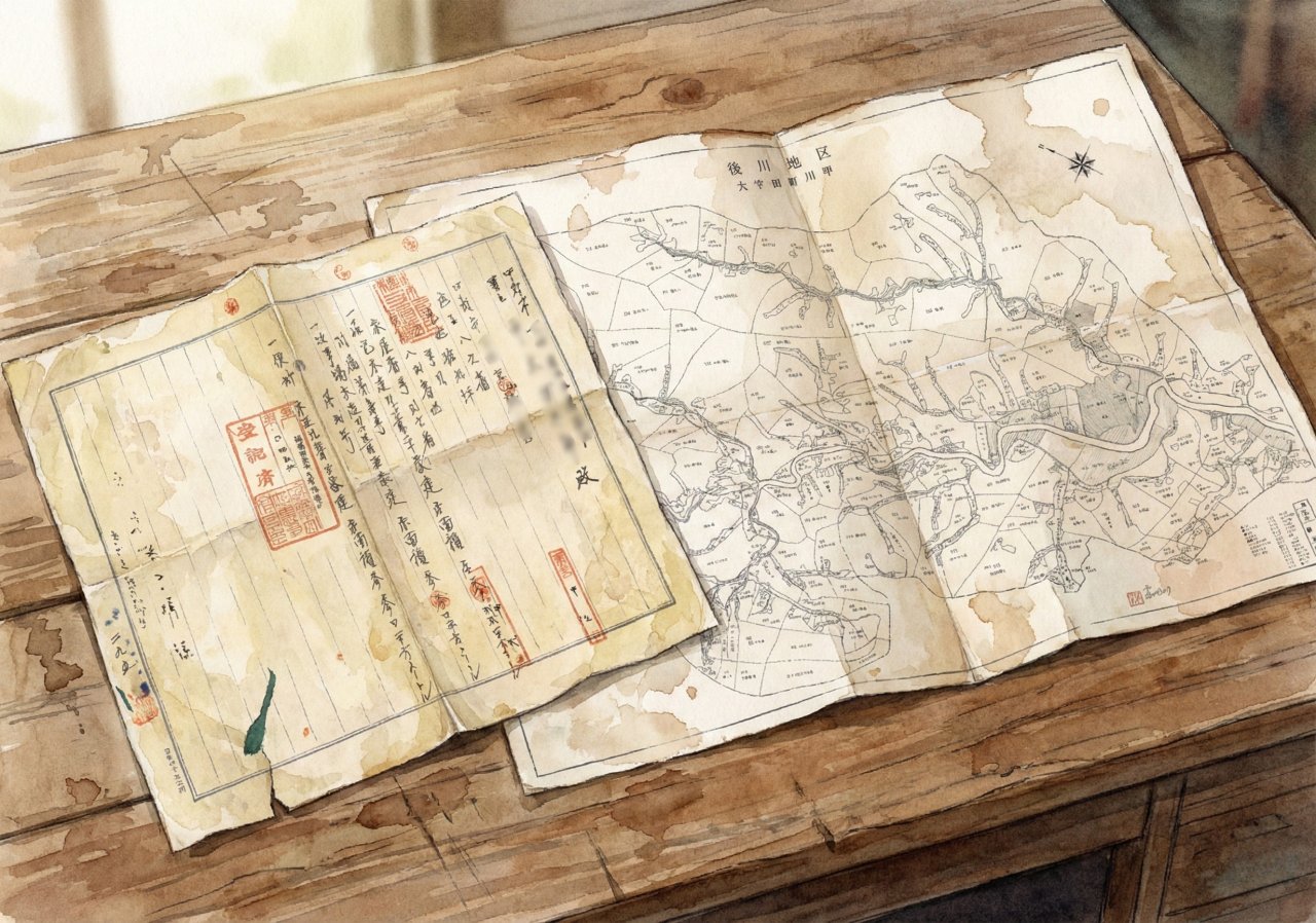 昔の権利証や切図